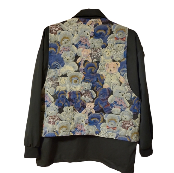 Fivelgene Bear Tapestry Vest Barn Jacket - Picture 6 of 8